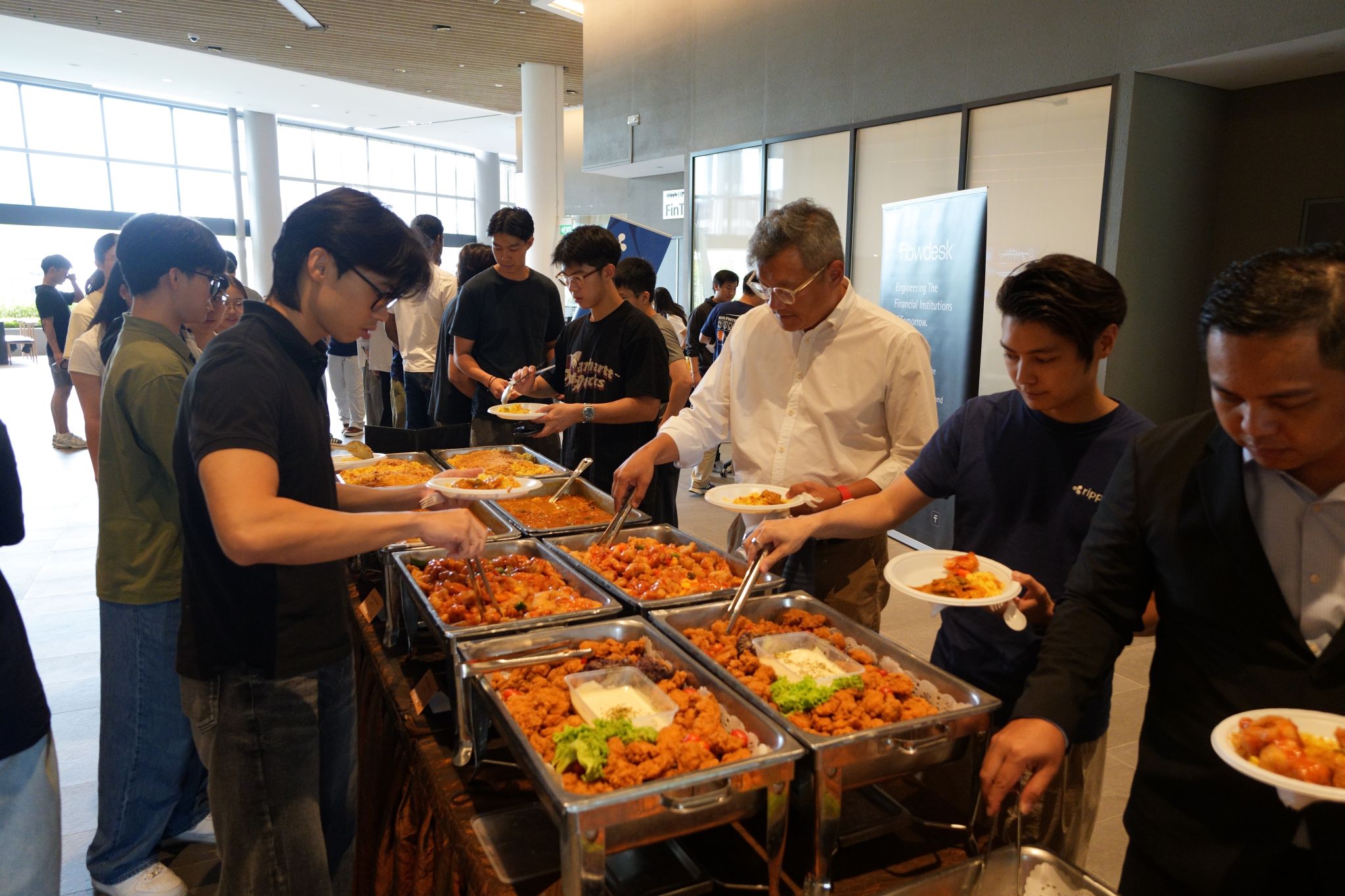 Catering and networking session